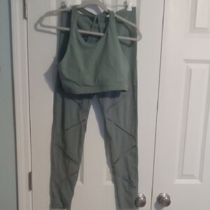 Mono B Sage Green Leggings and Top Set